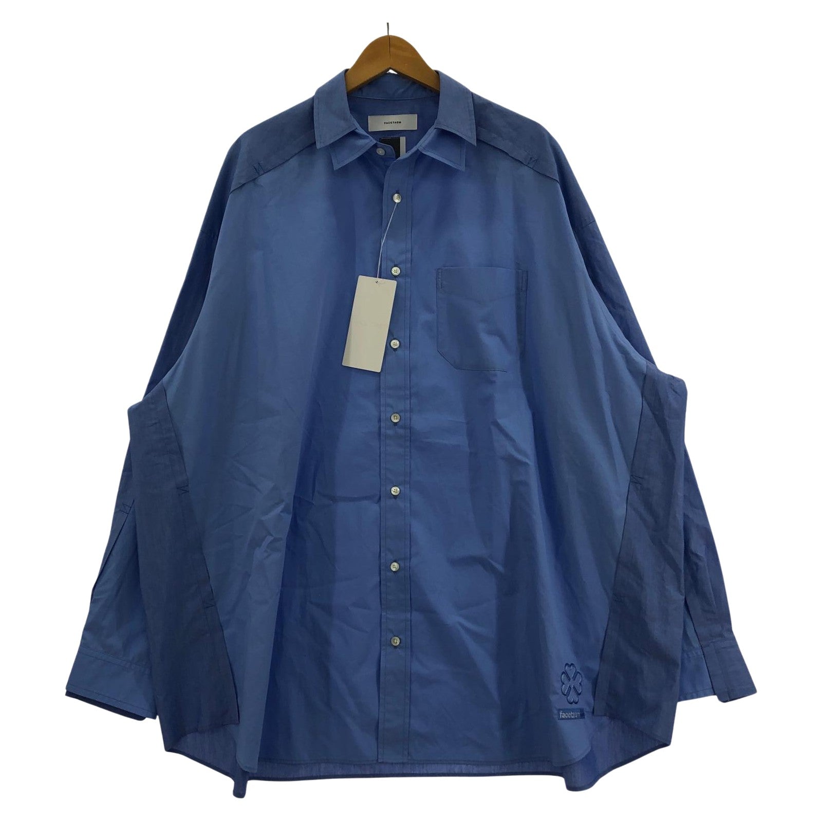 長袖シャツ TWO-TONE BIG HEART SHIRT/5/ブルー/JOO-SH-M03 5 ブルー