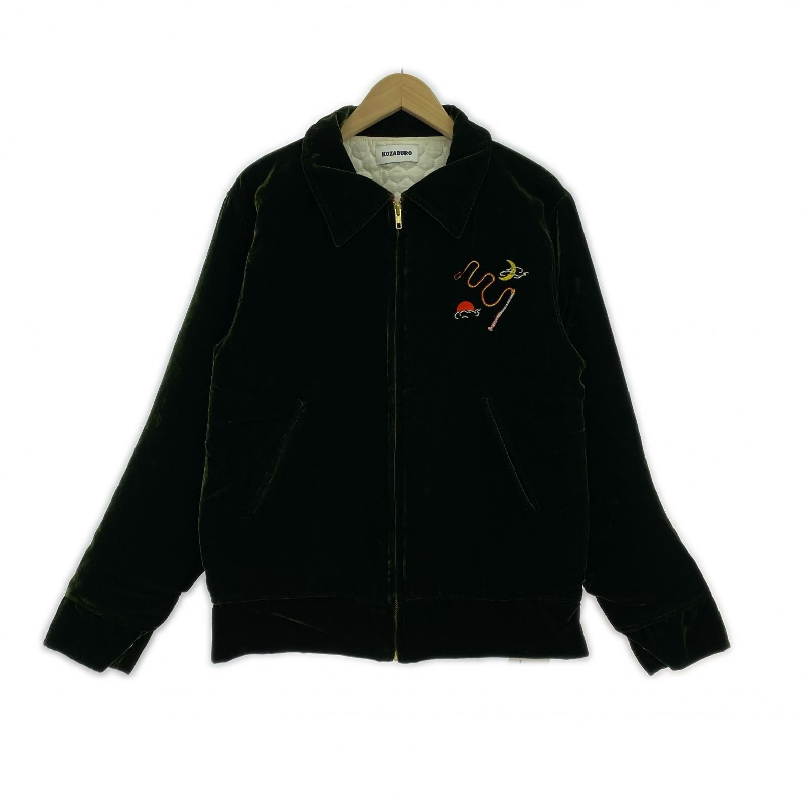 ジャケット KOZABURO SOUVENIR JACKET ベロア スーベニアジャケット 1 グリーン 1
