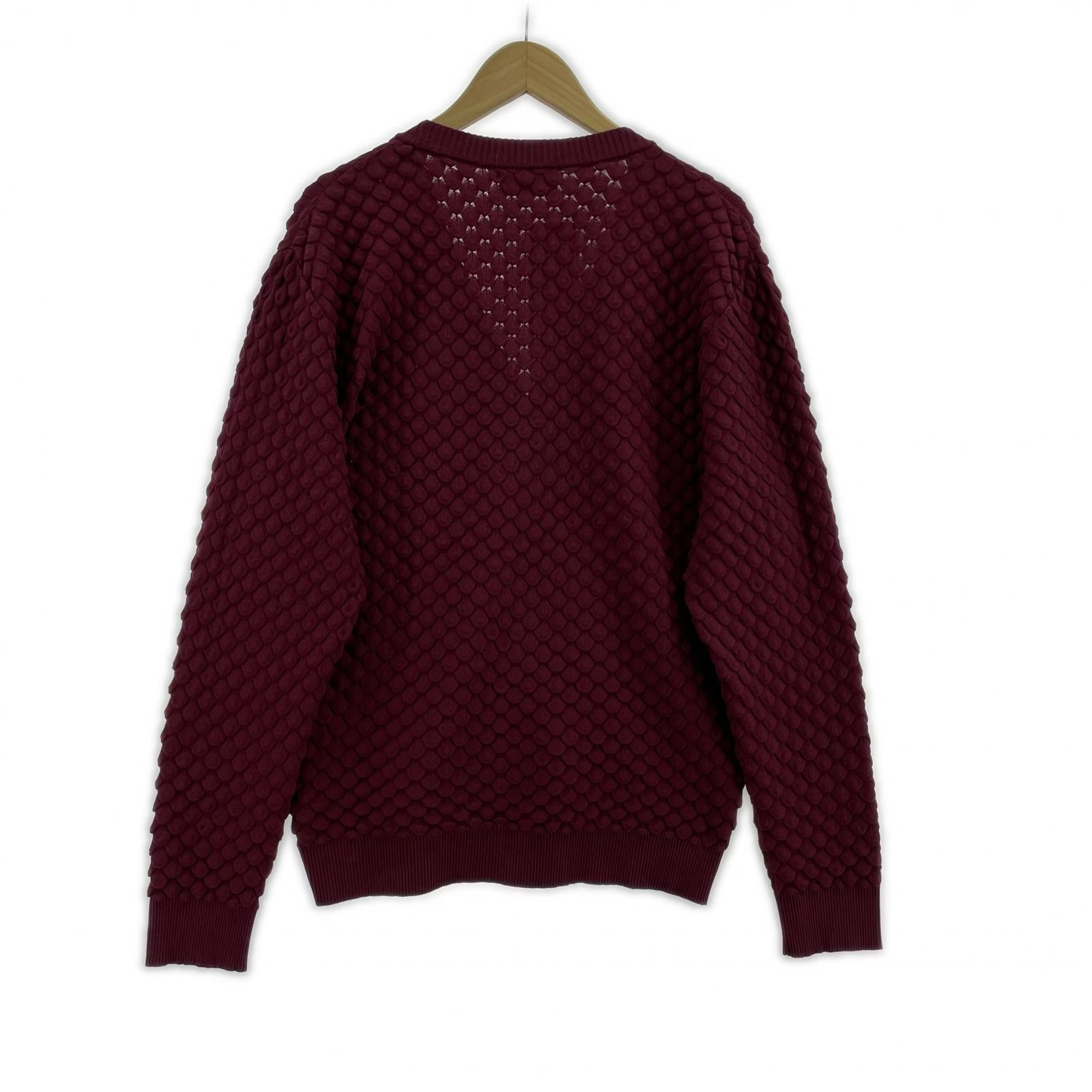 カーディガン KOZABURO Scale Knit Cardigan カーディガン 3 ボルドー 3