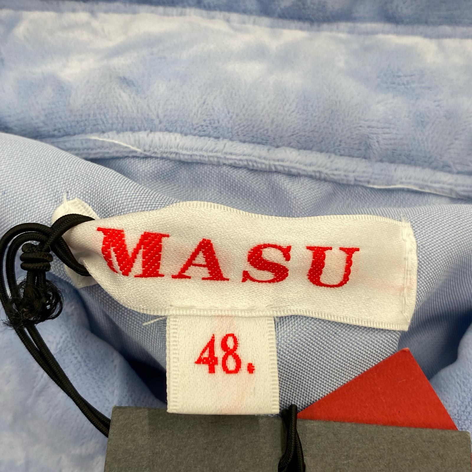 長袖シャツ MASU ELEPHANT WESTERN SHIRT エレファントウエスタンシャツ 48 サックス 48