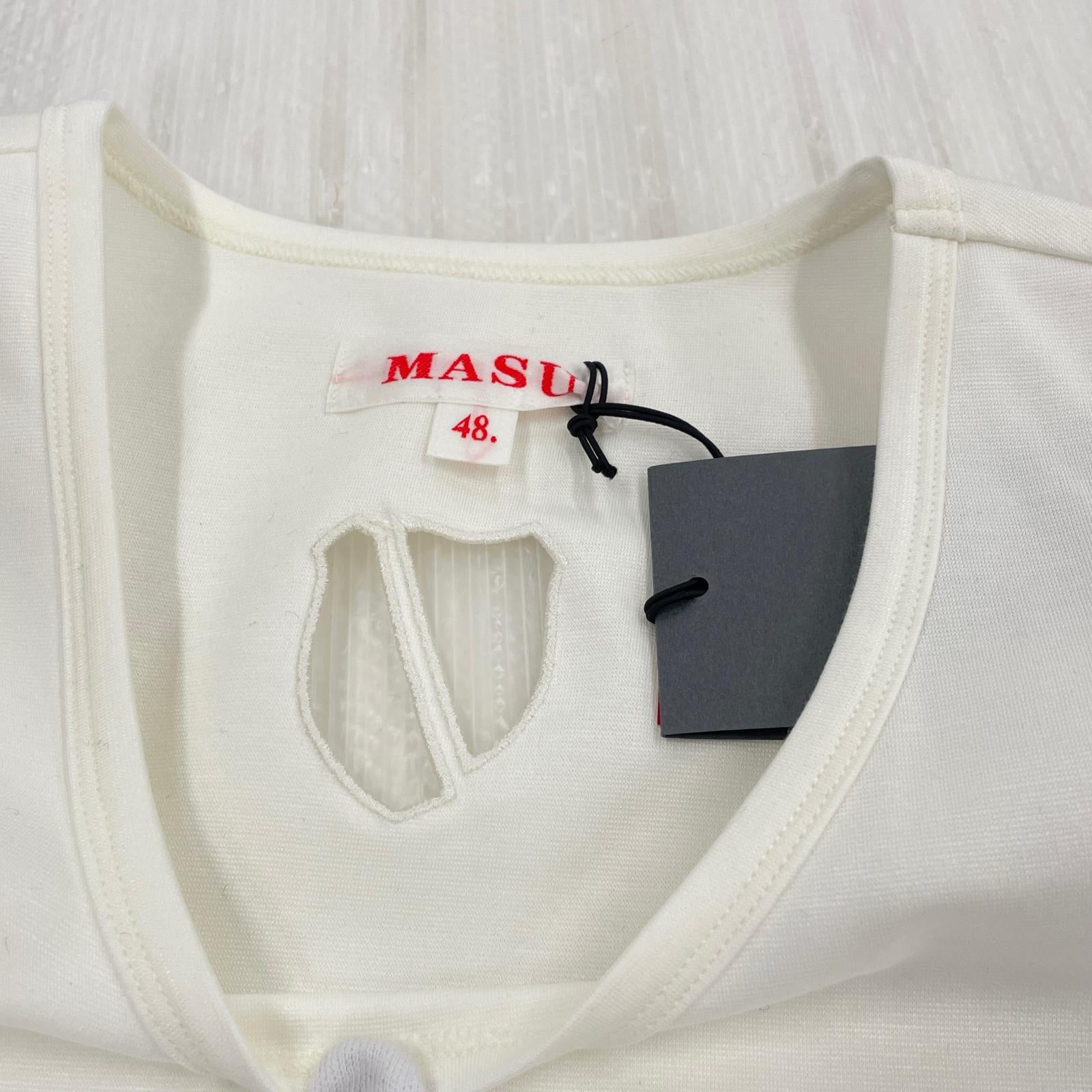 タンクトップ MASU EMBLEM TANKTOP エンブレムタンクトップ 48 ホワイト ホワイト