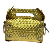 その他バッグ LEATHER CAKE BAG GOLD ゴールド