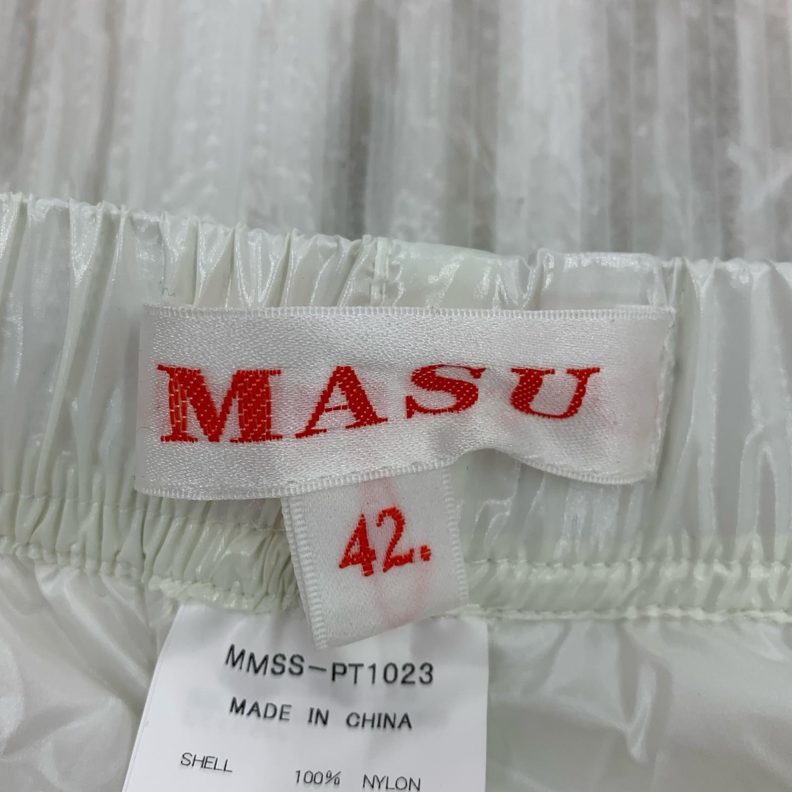 パンツ MASU DANCING TRACK PANTS ダンシングトラックパンツ 42 ホワイト 42 ホワイト