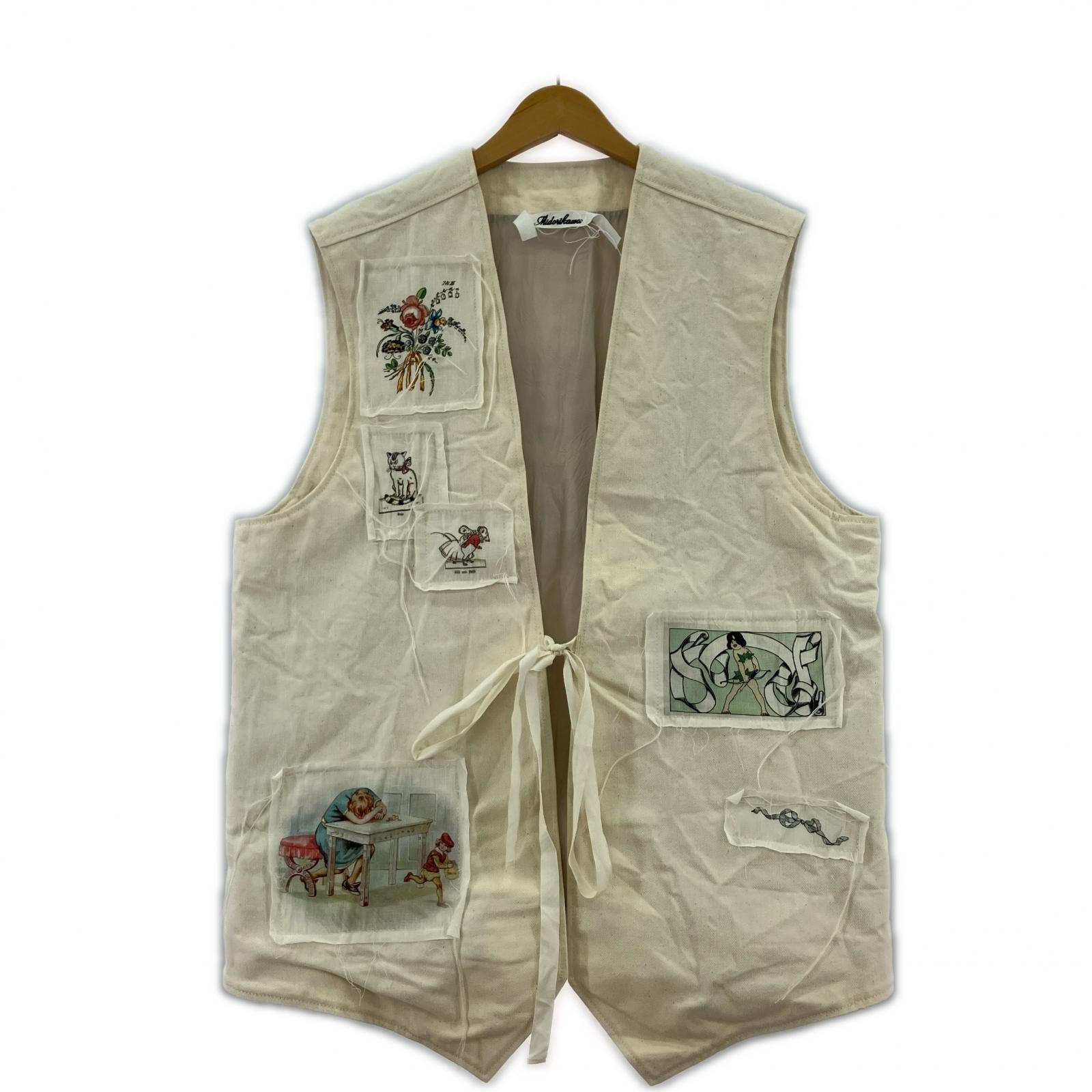 長袖シャツ 25SS DENIM VEST (F) ホワイト