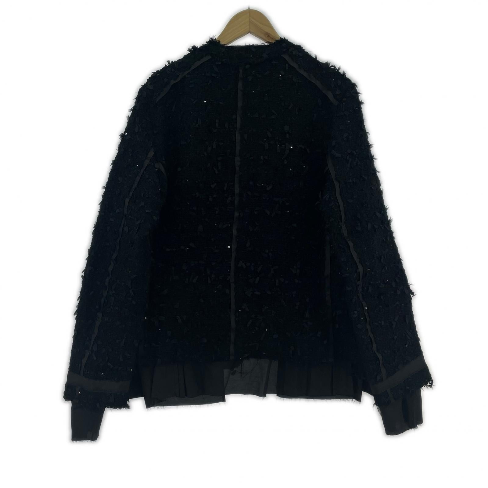 ジャケット 25AW FANCY TWEED JACKET (1) ブラック