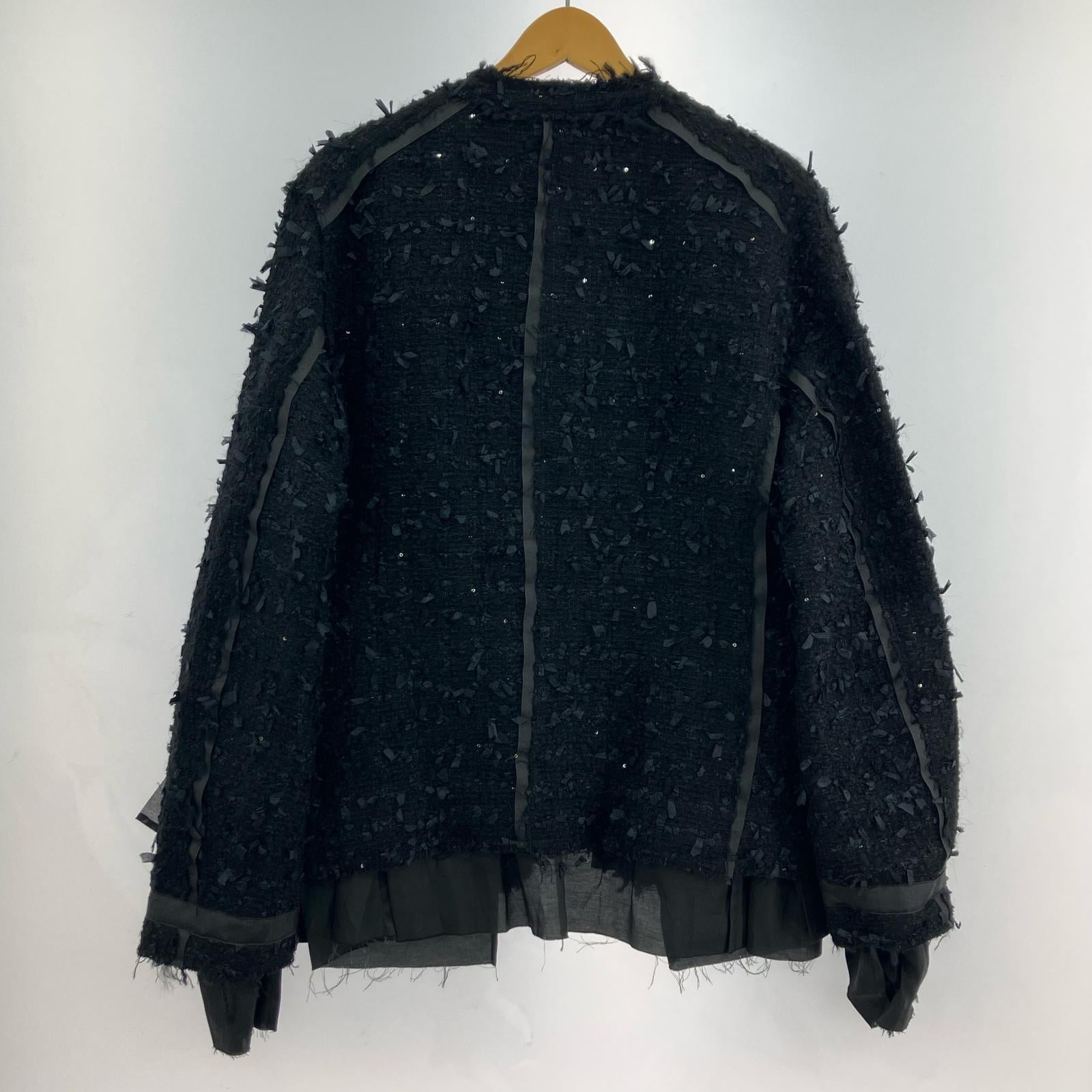ジャケット 25AW FANCY TWEED JACKET (1) 1 ブラック