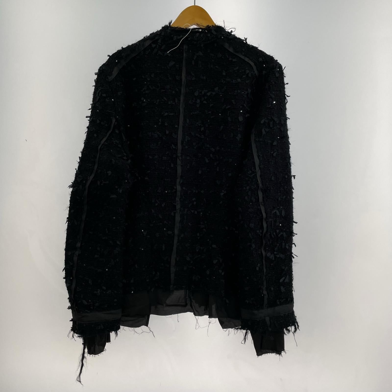 ジャケット FANCY TWEED JACKET/1/ブラック/MID25AW-ｊｋ04 1 ブラック