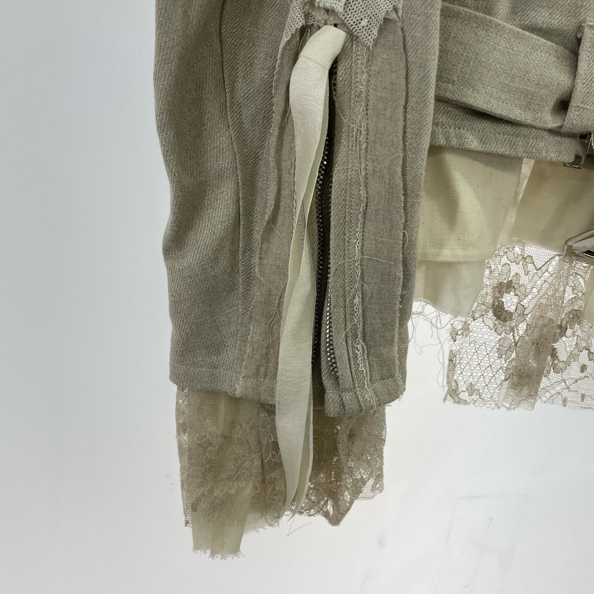 ライダースジャケット 23SS SAFILIN LINEN RIDERS JKT (L) L グレー