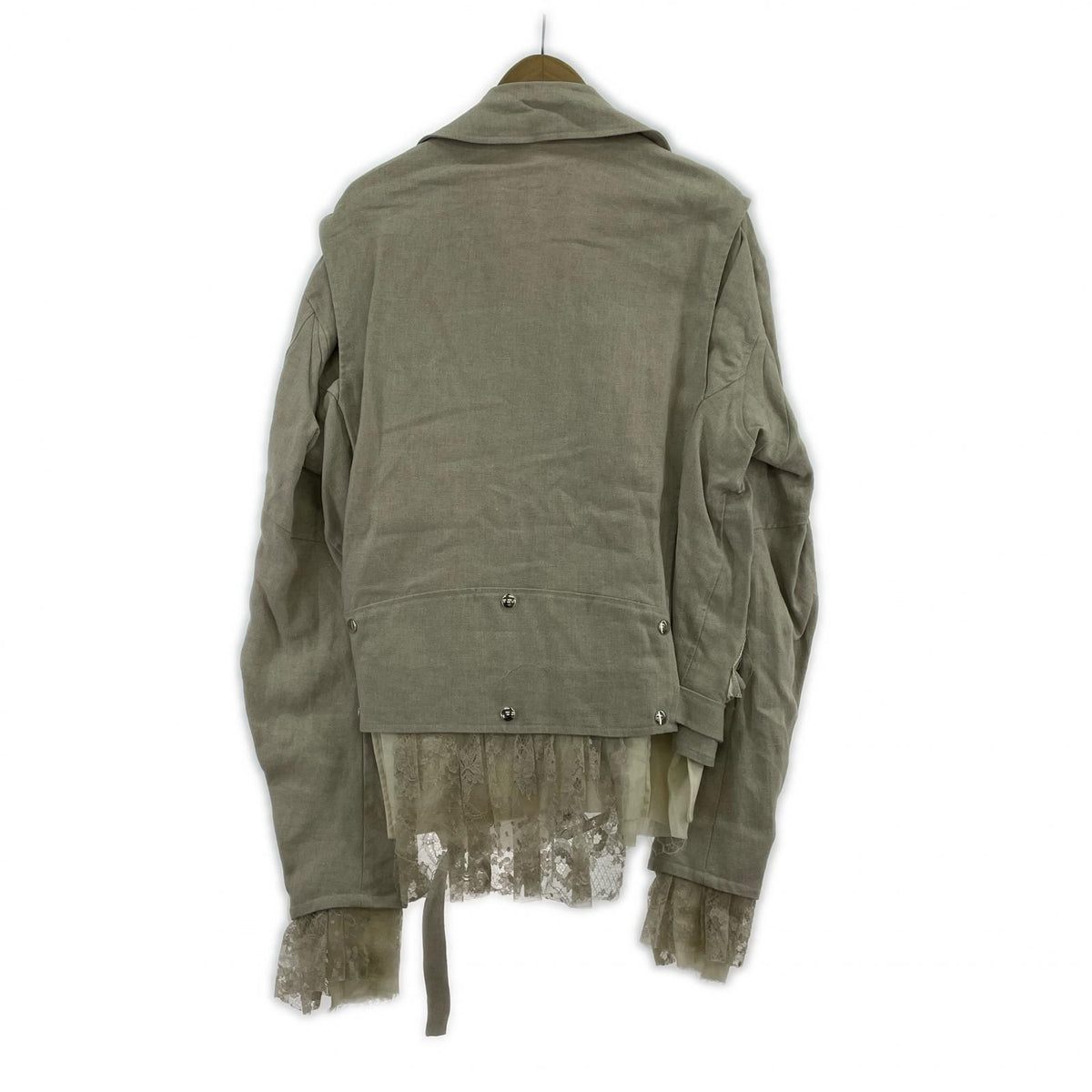 ライダースジャケット 23SS SAFILIN LINEN RIDERS JKT (L) L グレー