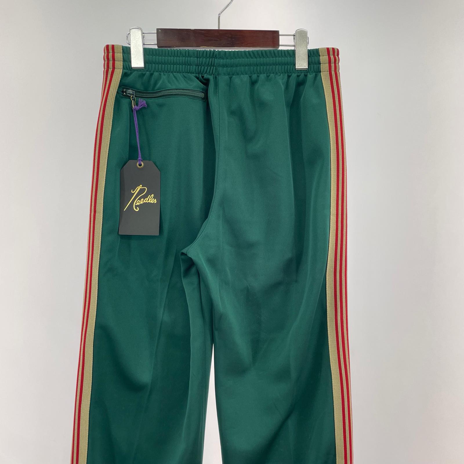 パンツ Needles UNEVEN別注 Track Pant 緑 (S) タグ付き S グリーン