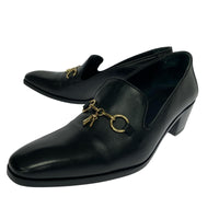 シューズ OPERA BIT VAMP BLACK CALF GOLD BIT (41)