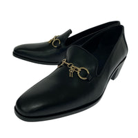 シューズ OPERA BIT VAMP BLACK CALF GOLD BIT 黒 (40) 40 ブラック