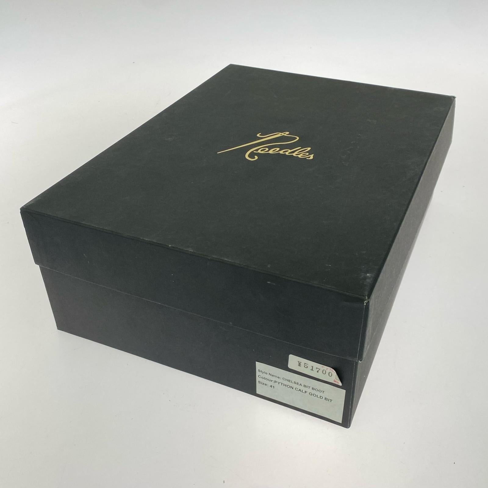 ブーツ Needles CHELSEA BIT BOOT パイソン (41) 41