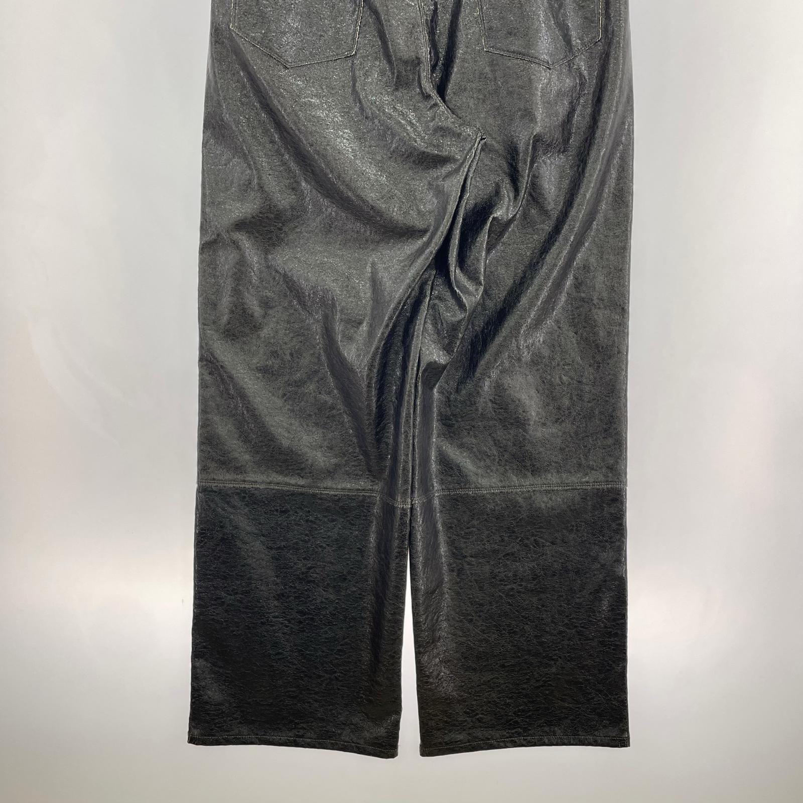 パンツ 25AWCRACK SKIN PANTSコーティンぐパンツ 4 ブラウン