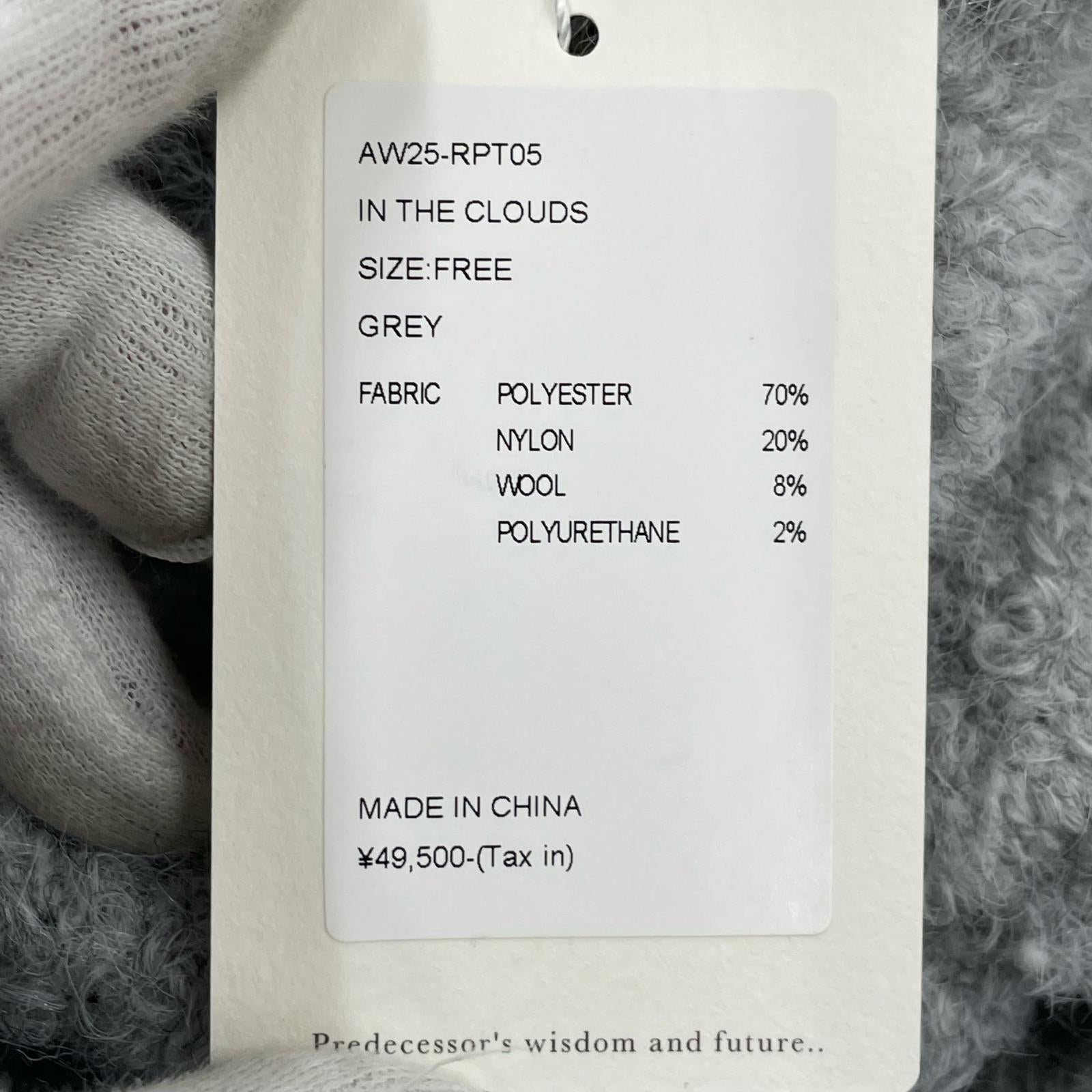 ショートパンツ IN THE CLOUDS/F/グレー/AW25-RPT05 グレー