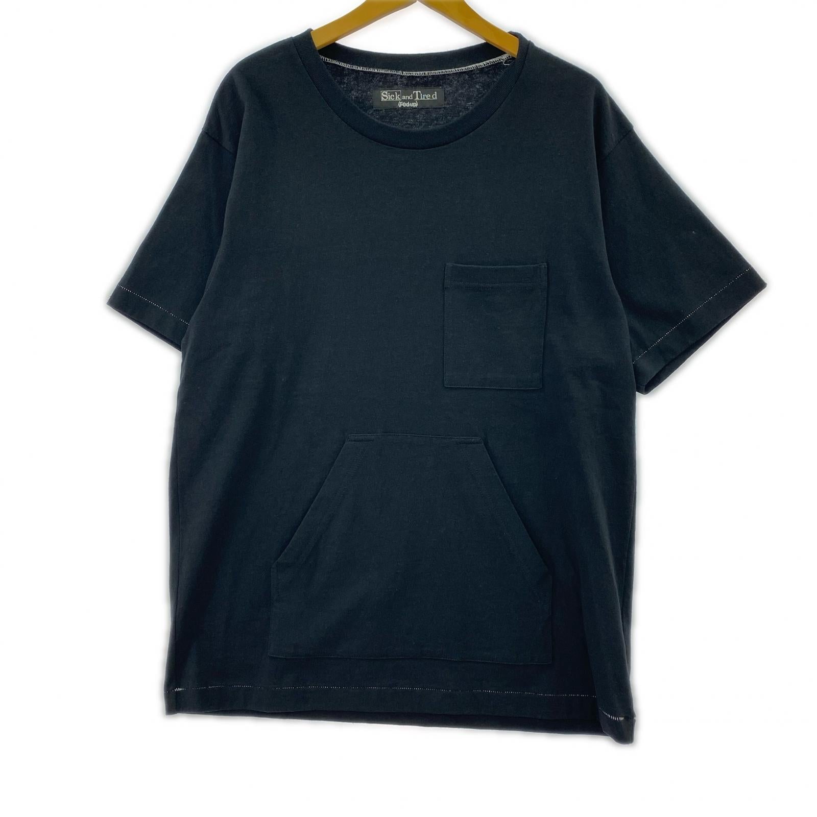 半袖Ｔシャツ Sick and Tired ダブルポケットT 2 ブラック