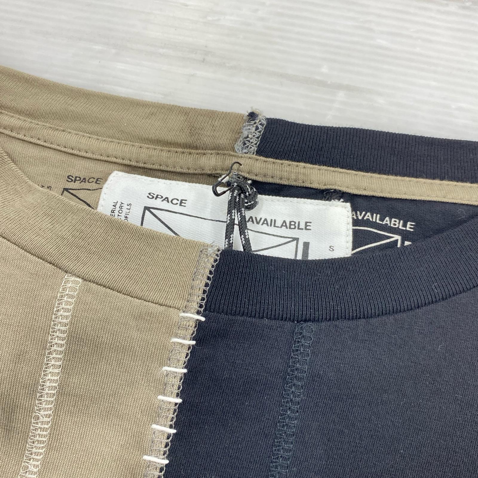 半袖Ｔシャツ SPACE AVAILABLE アップサイクルプラントダイTEE　グレー グレー