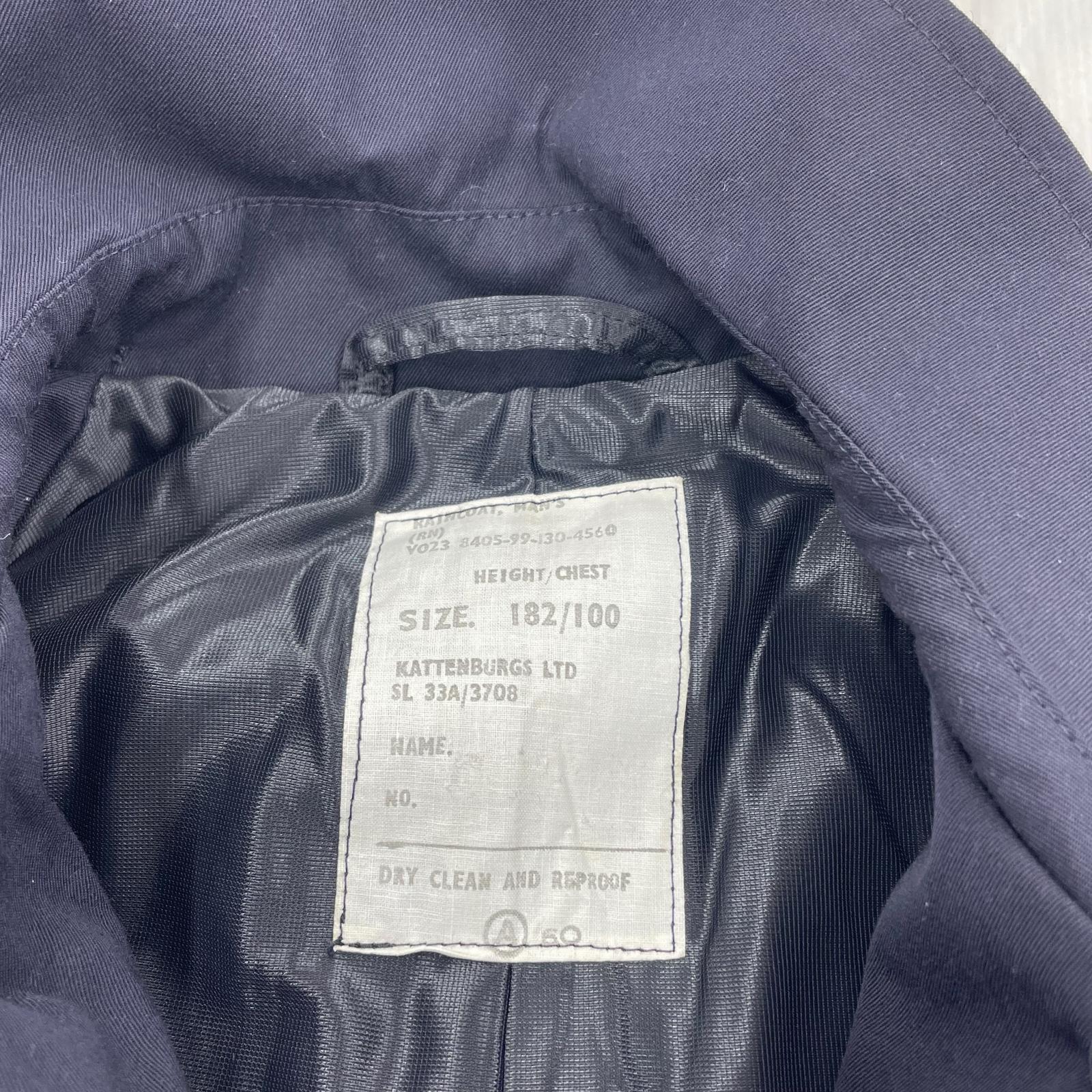 その他アウター spares UK Royal Navy ギャバジンコート ネイビー