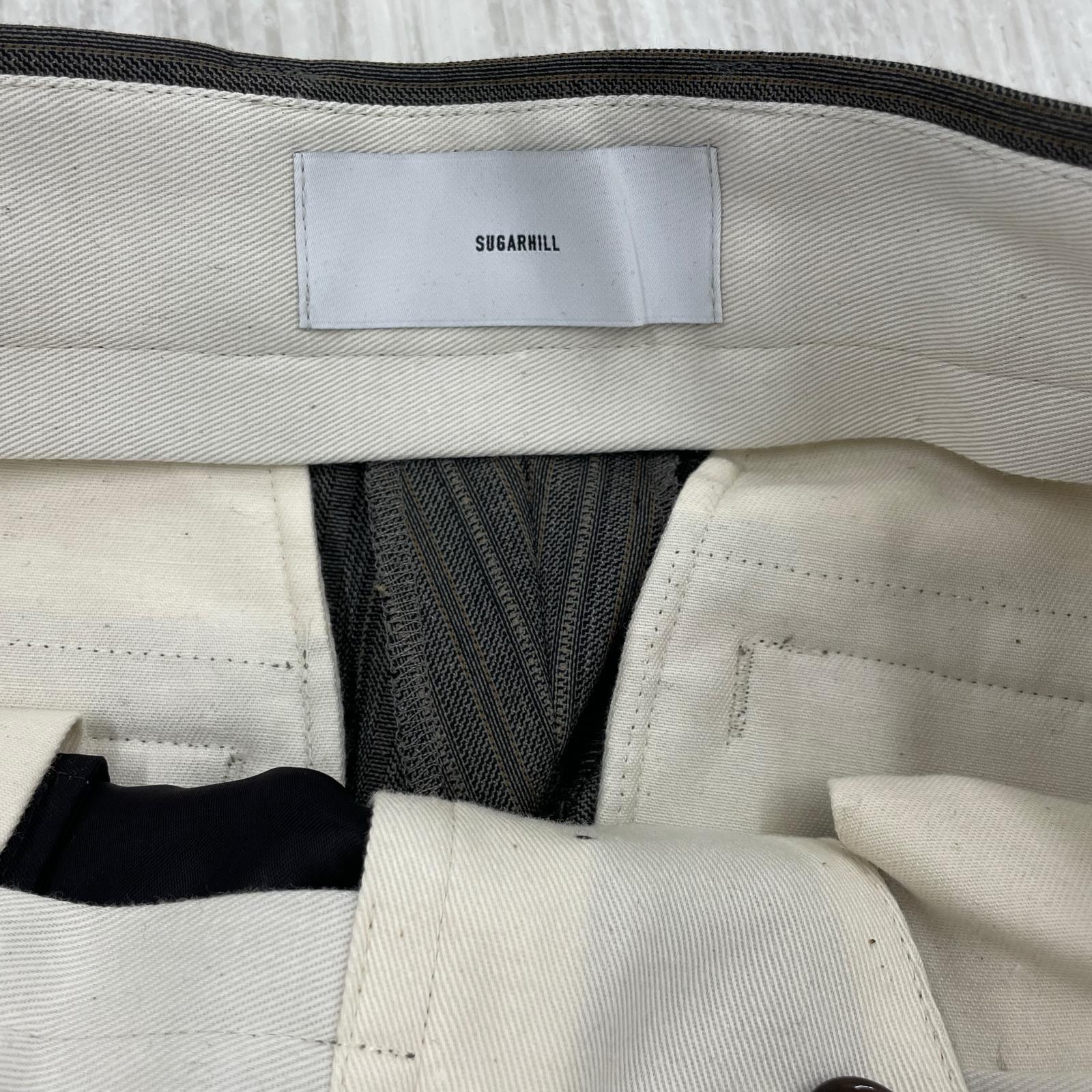 パンツ SUGARHILL SUMMER WOOL FLARED TROUSERS フレアスラックス 30 グレー 30 グレー