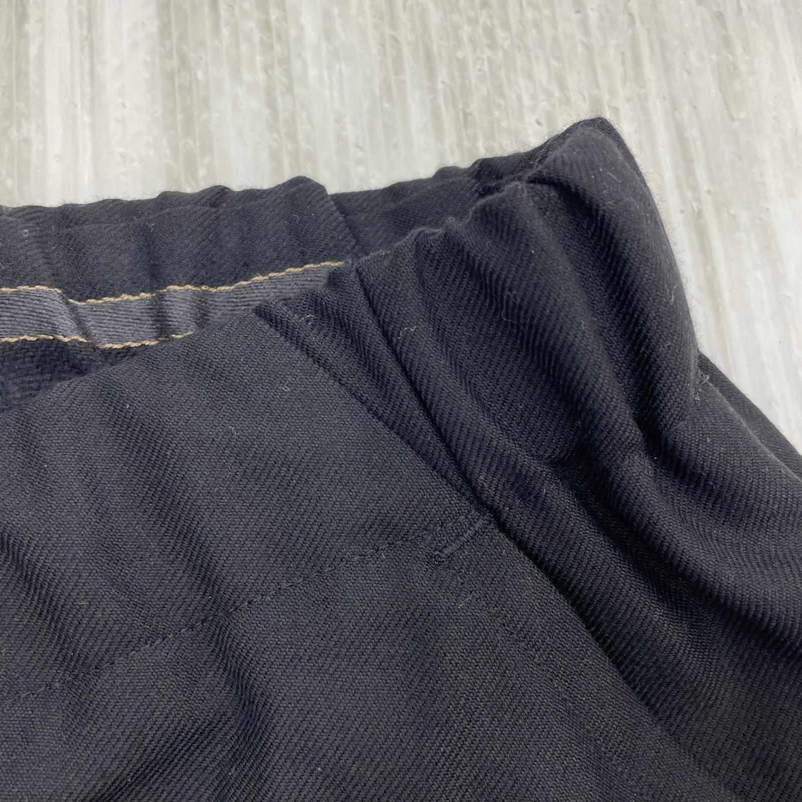 パンツ SUNSEA N.M Thickened w/耳 EASY PANTS イージースラックス 3 ブラック 3 ブラック