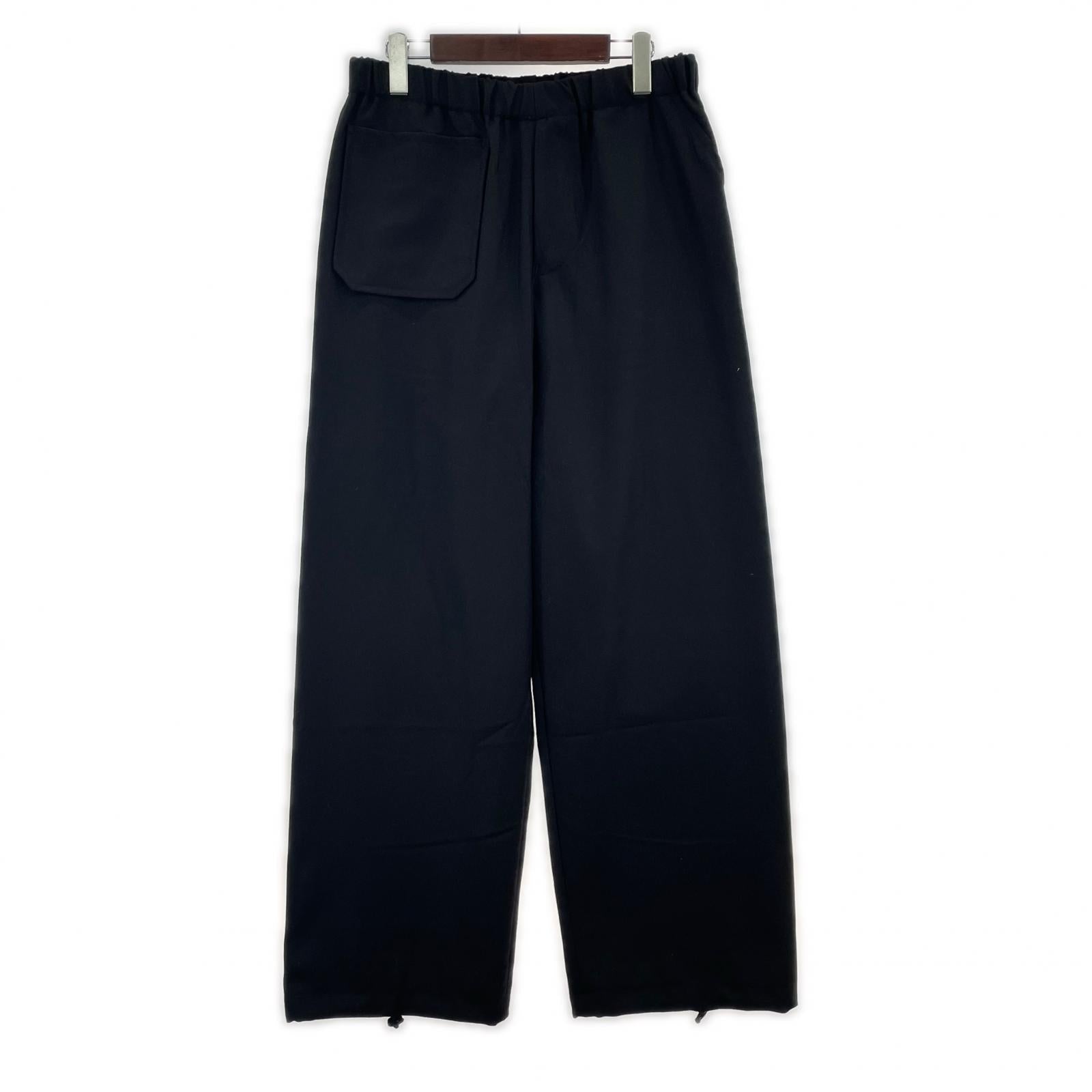 パンツ SUNSEA N.M THICKENED W/耳 EASY PANTS 3143 黒 (2) タグ付き 2 ブラック