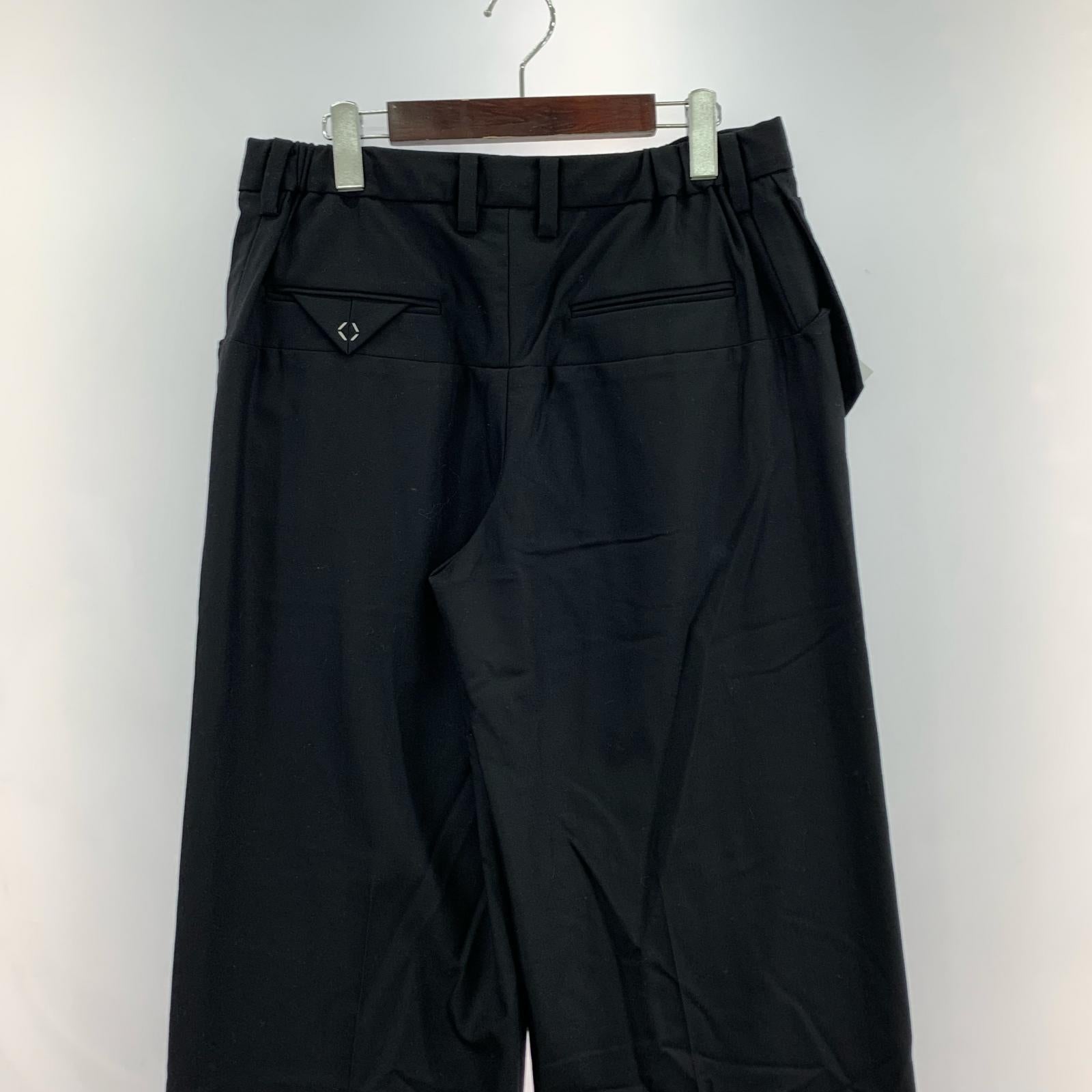 パンツ SUNSEA N.M THICKENED W/耳 WIDE PANTS SUNSEA3165 黒 (2) 2 ブラック