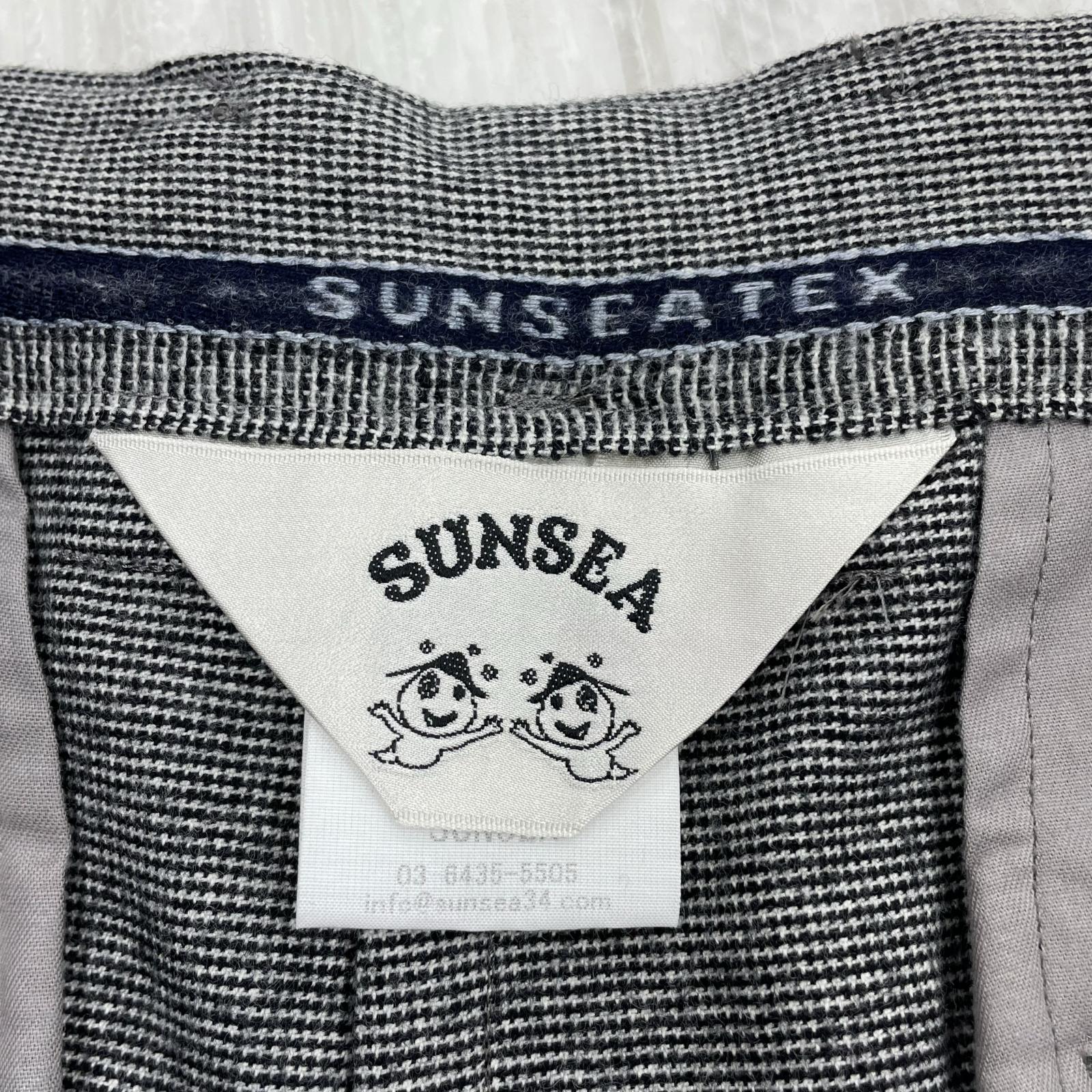 パンツ SUNSEA N.M BRUSHED M2 PANTS ハウンドトゥーススラックス 2 グレー 2 グレー