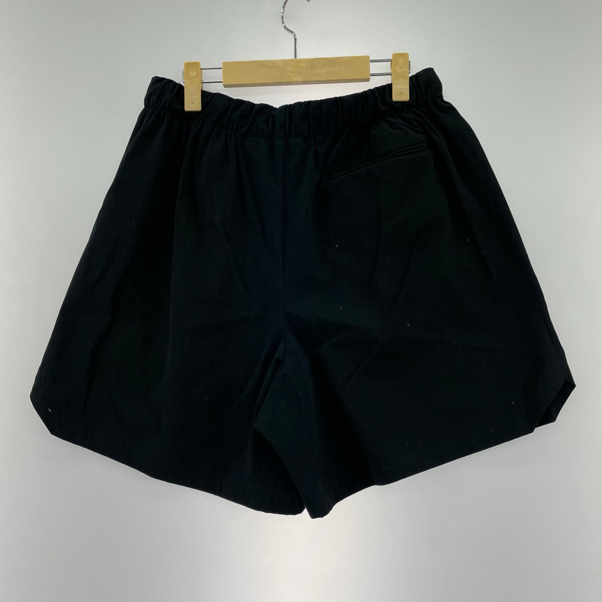 ショートパンツ SUNSEA SHRINKAGE COTTON BIG SHORTS SUNSEA3051 黒 (2) ﾀｸﾞ付き 2 ブラック