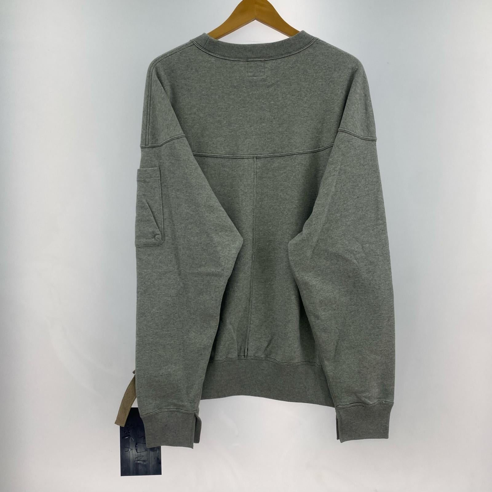 スウェット SUNSEA TECHNOLOWGIA SWEATSHIRT SUNSEA3108 グレー (3) タグ付き 3 グレー