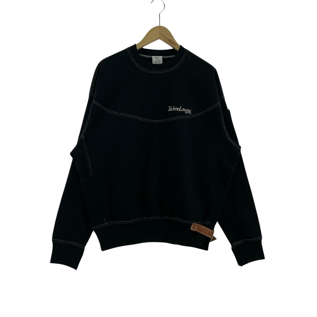 スウェット TECHNOLOWGIA SWEATSHIRT BK (2) 2 ブラック