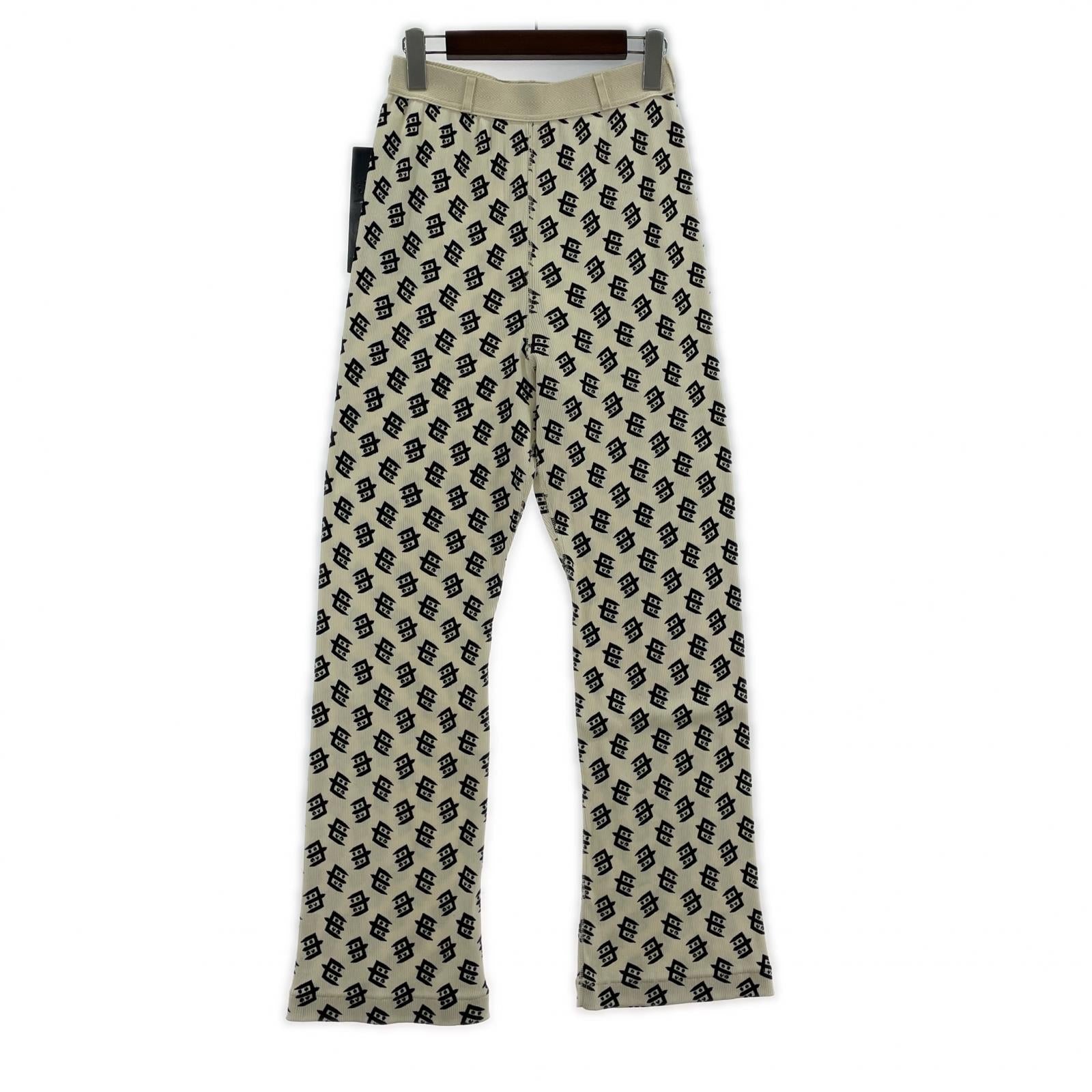 パンツ SUNSEA PANTS リブパンツ サメサメ F アイボリー フリー