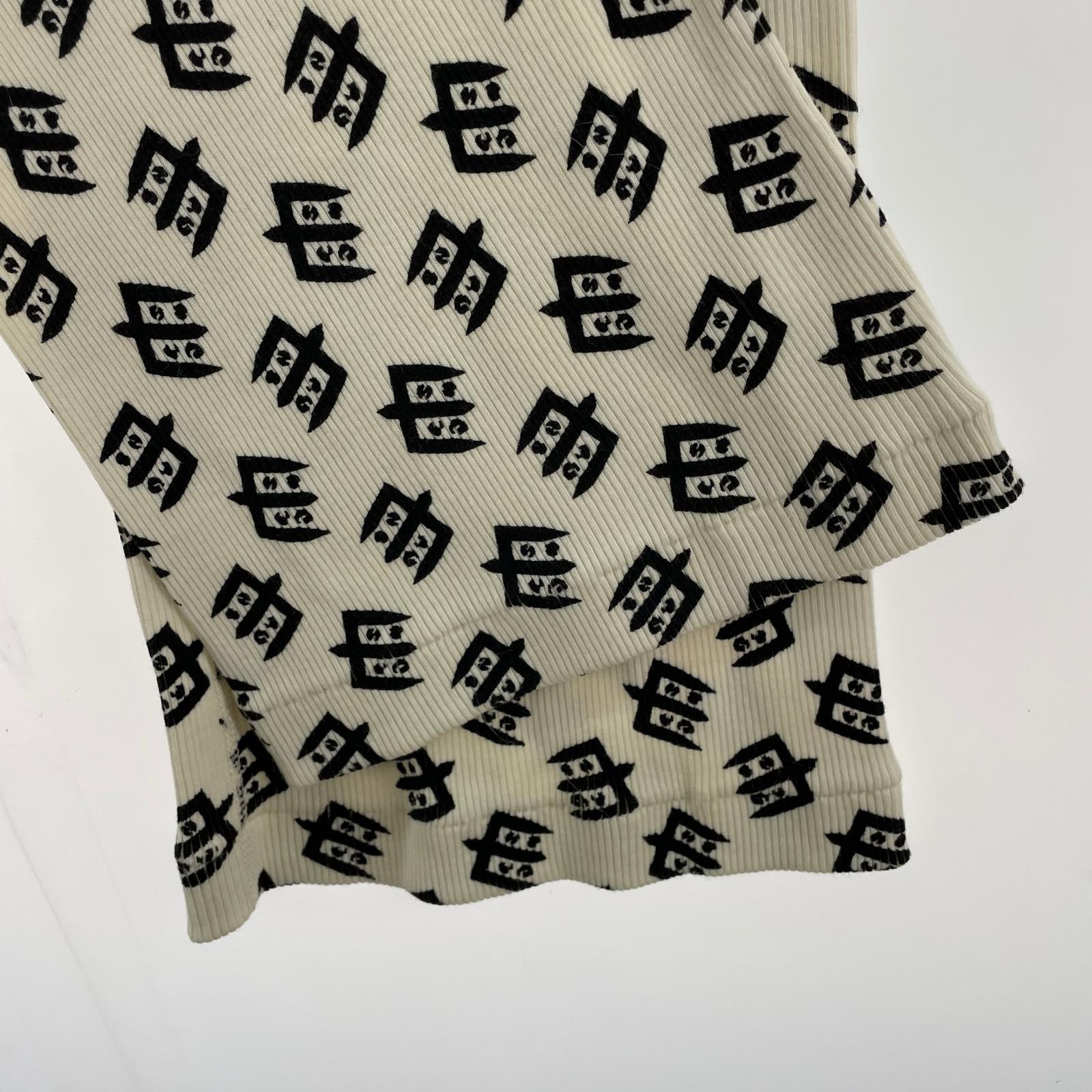 パンツ SUNSEA PANTS リブパンツ サメサメ F アイボリー フリー