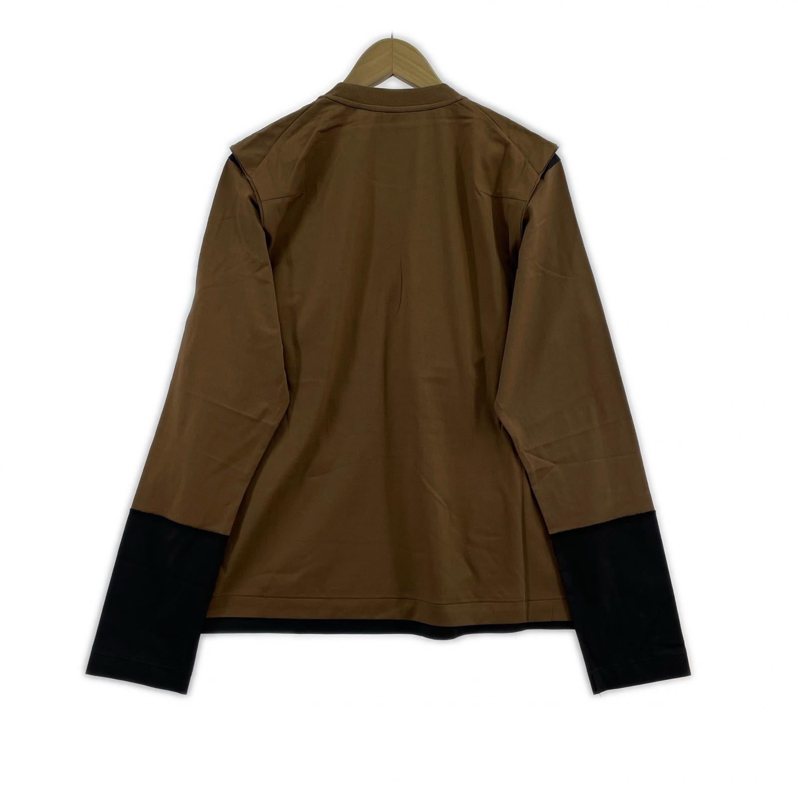 半袖Ｔシャツ LAYERED 2TONE T 2 2 ブラウン
