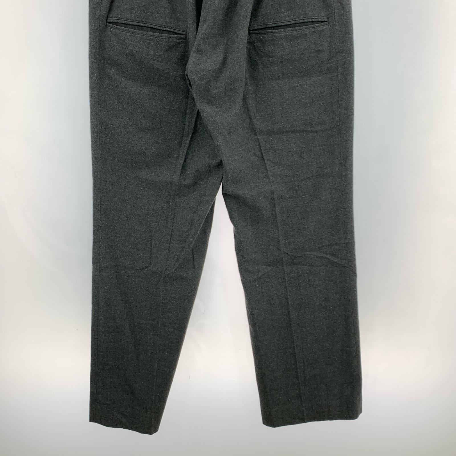 パンツ UNUSED Flannel pants UW1182-C003S3 チャコール (3) タグ付き 3 グレー