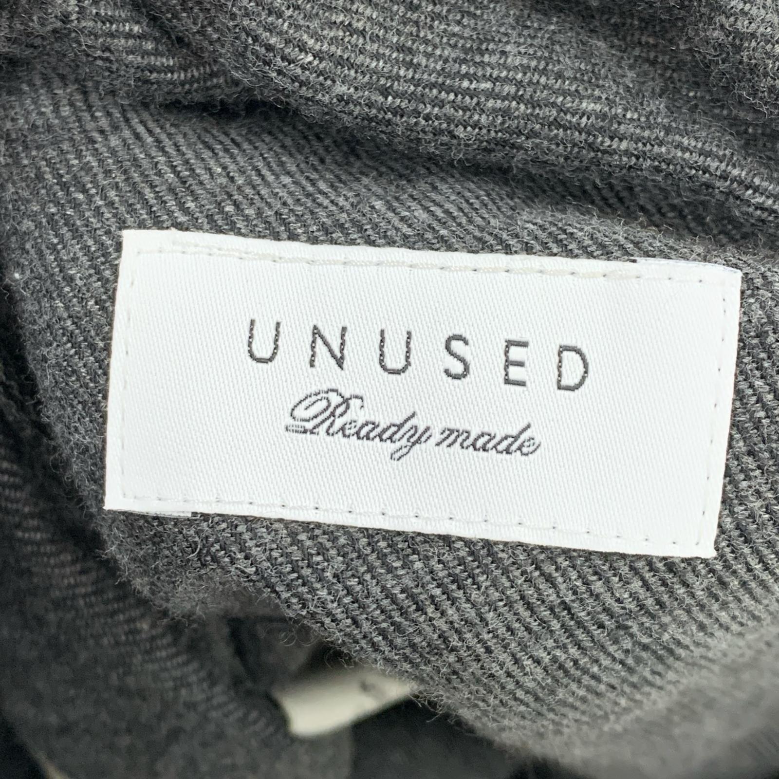 パンツ UNUSED Flannel pants UW1182-C003S3 チャコール (3) タグ付き 3 グレー