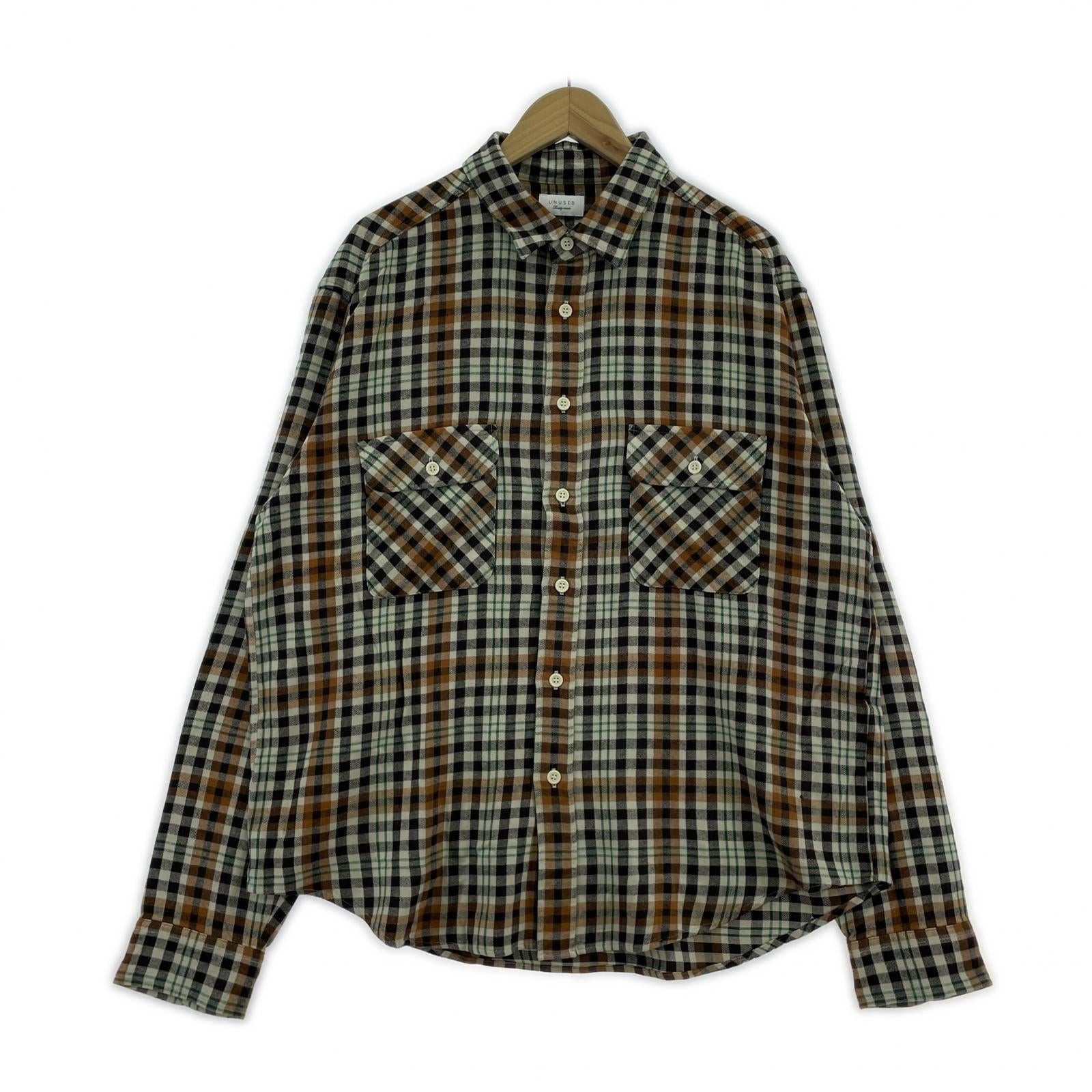 長袖シャツ Rayon check shirt 3 001 3