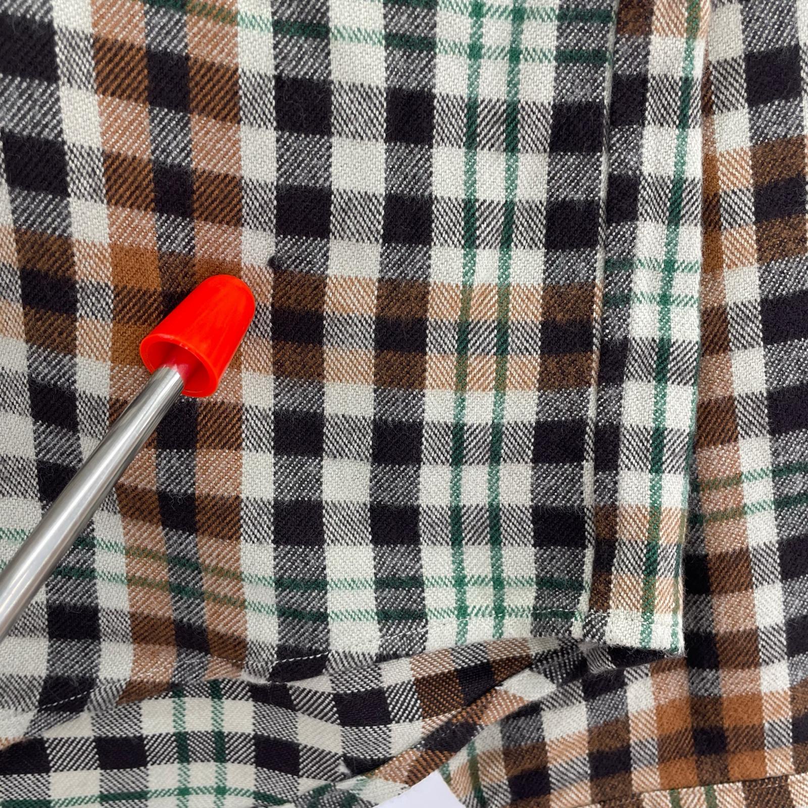 長袖シャツ Rayon check shirt 3 001 3