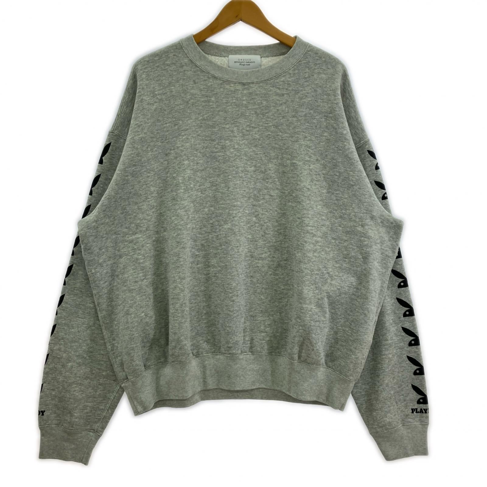 スウェット ×PLAY BOY SWEAT SHIRT グレー (2) 3 グレー