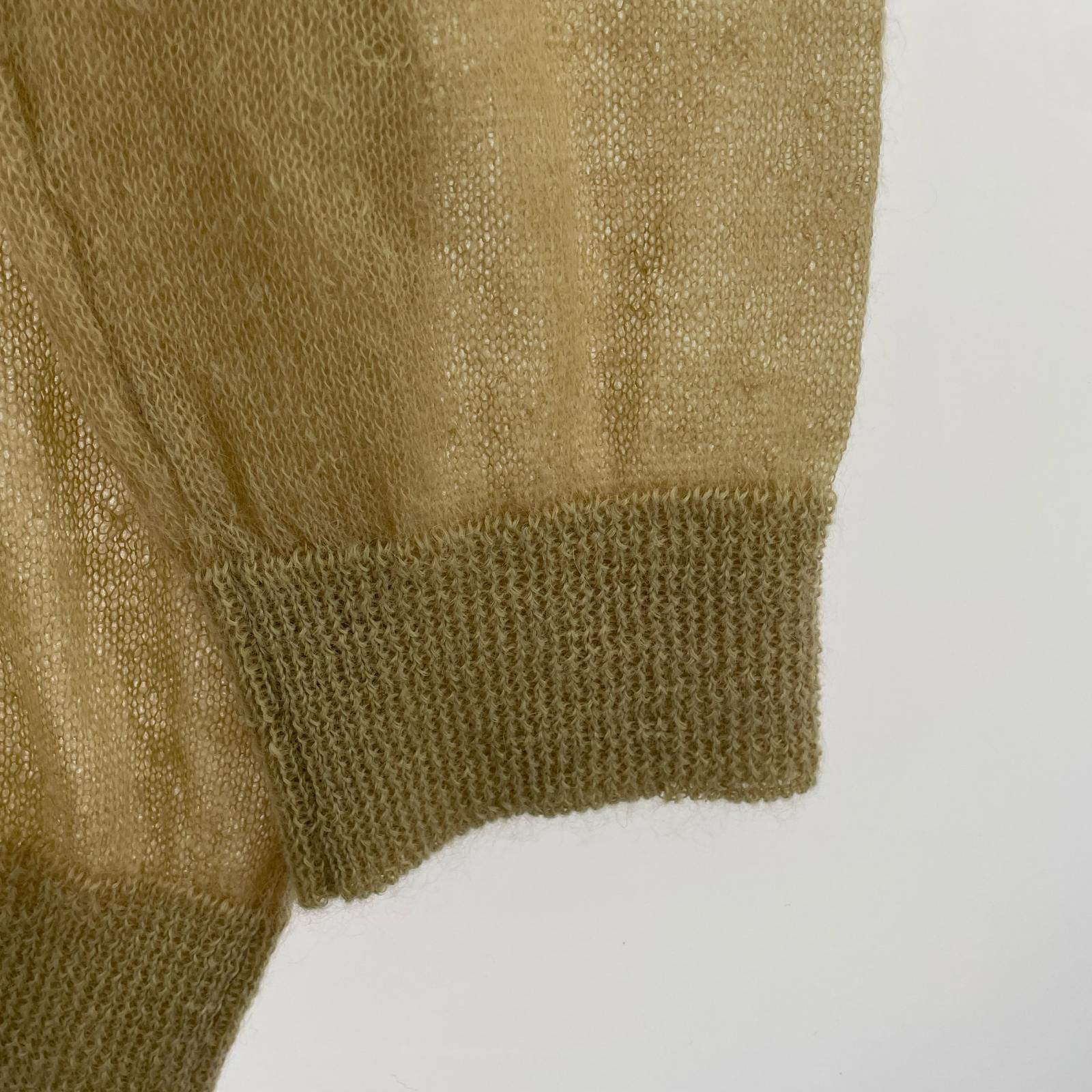 カーディガン URU KINT CARDIGAN モヘヤカーディガン 24SUK04 ベージュ (F) タグ付き ベージュ