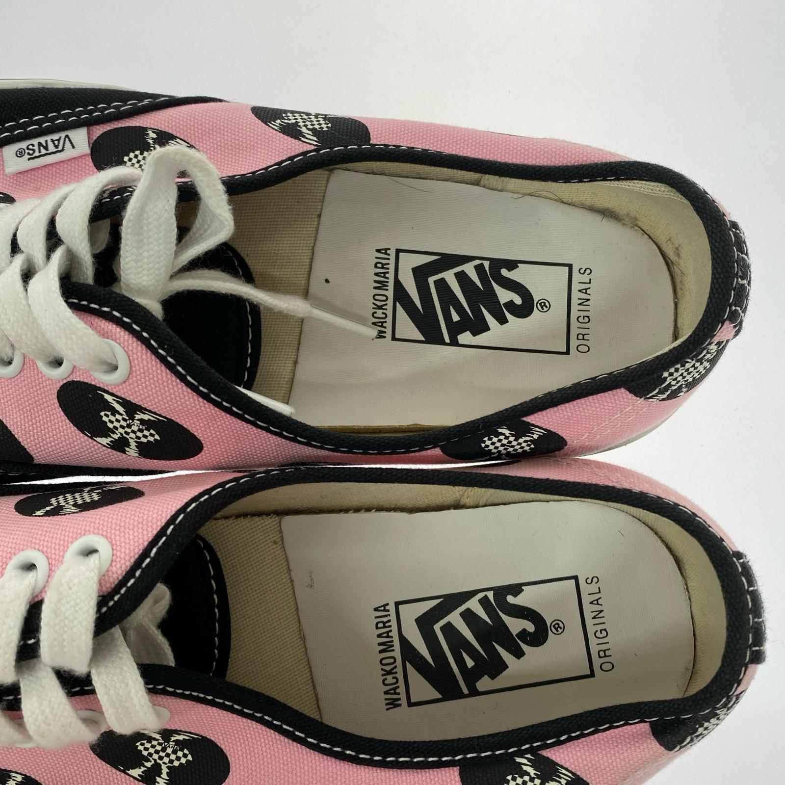 スニーカー × VANS Authentic ピンク黒 (28.0cm) 28cm (US10 UK9 1/2 EU46) ピンク