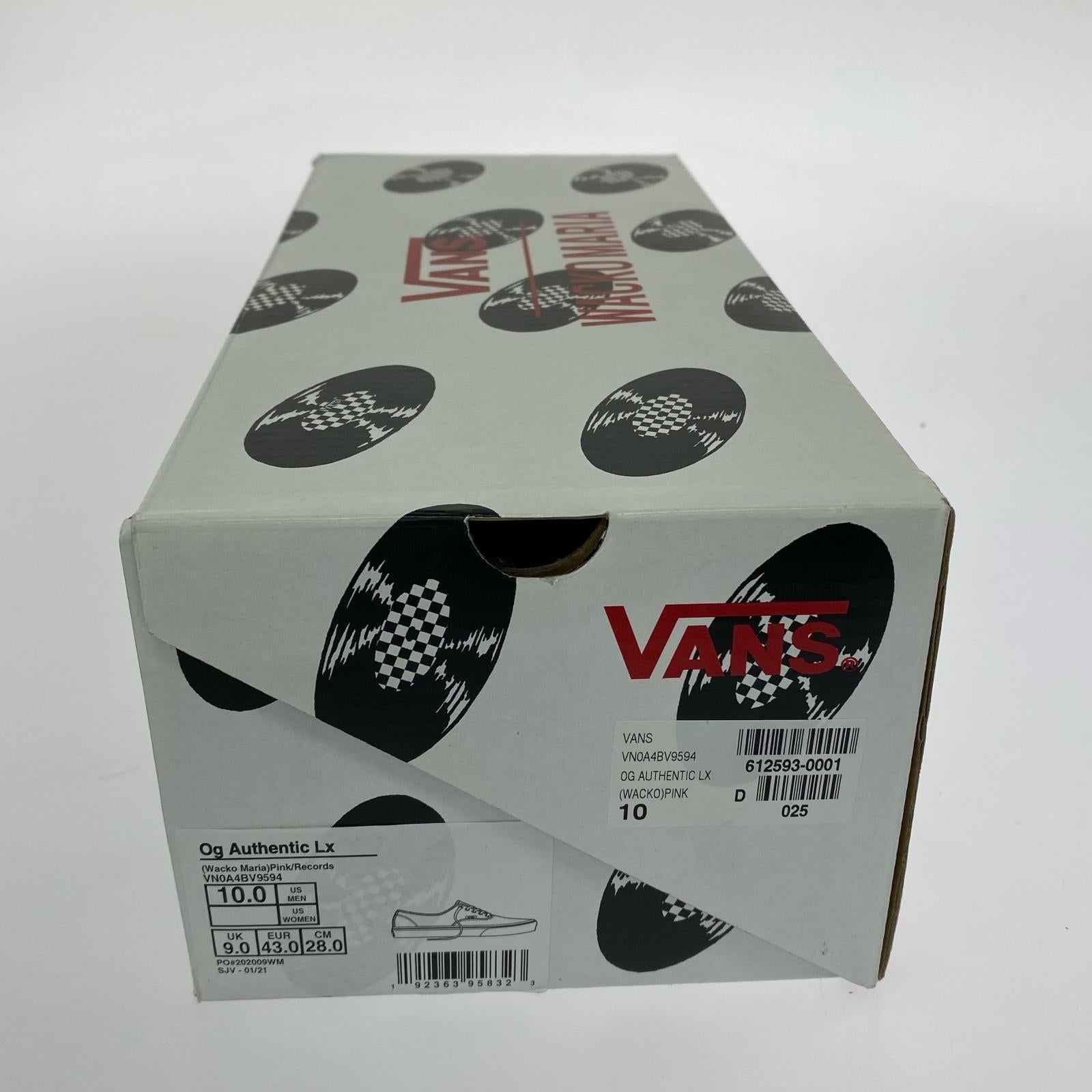 スニーカー × VANS Authentic ピンク黒 (28.0cm) 28cm (US10 UK9 1/2 EU46) ピンク