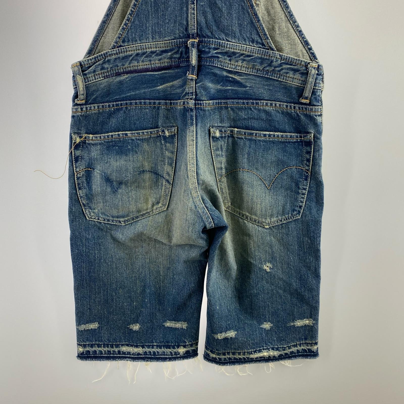 サロペット デニム インディゴ (M) M ブルー