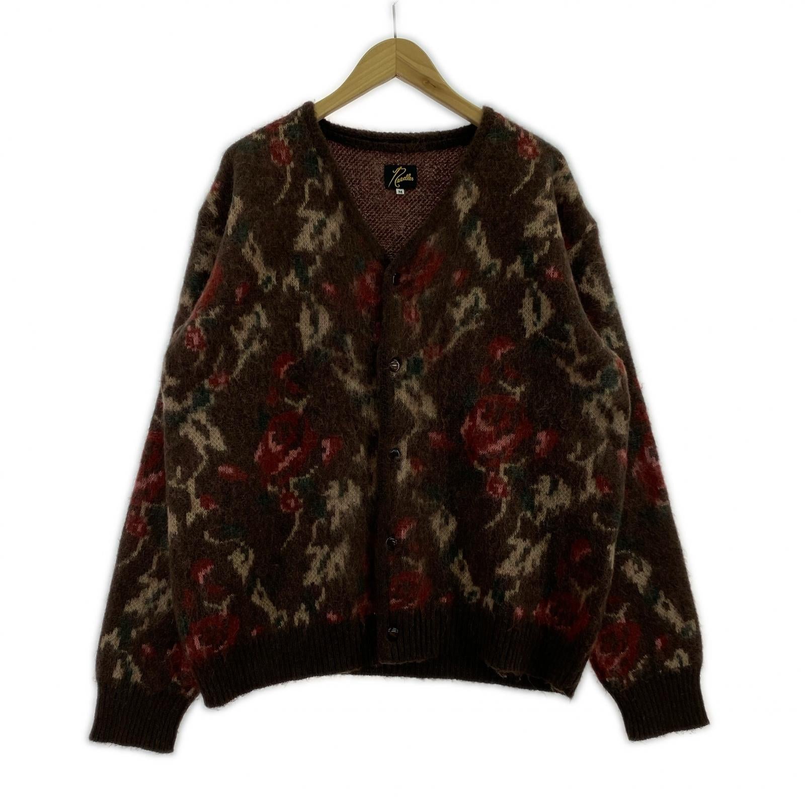 カーディガン Mohair Cardigan 茶 (M) M ブラウン