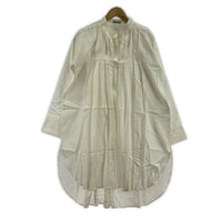 ワンピース ISSEY MIYAKE L/Sプリーツワンピース 白 (M) M ホワイト