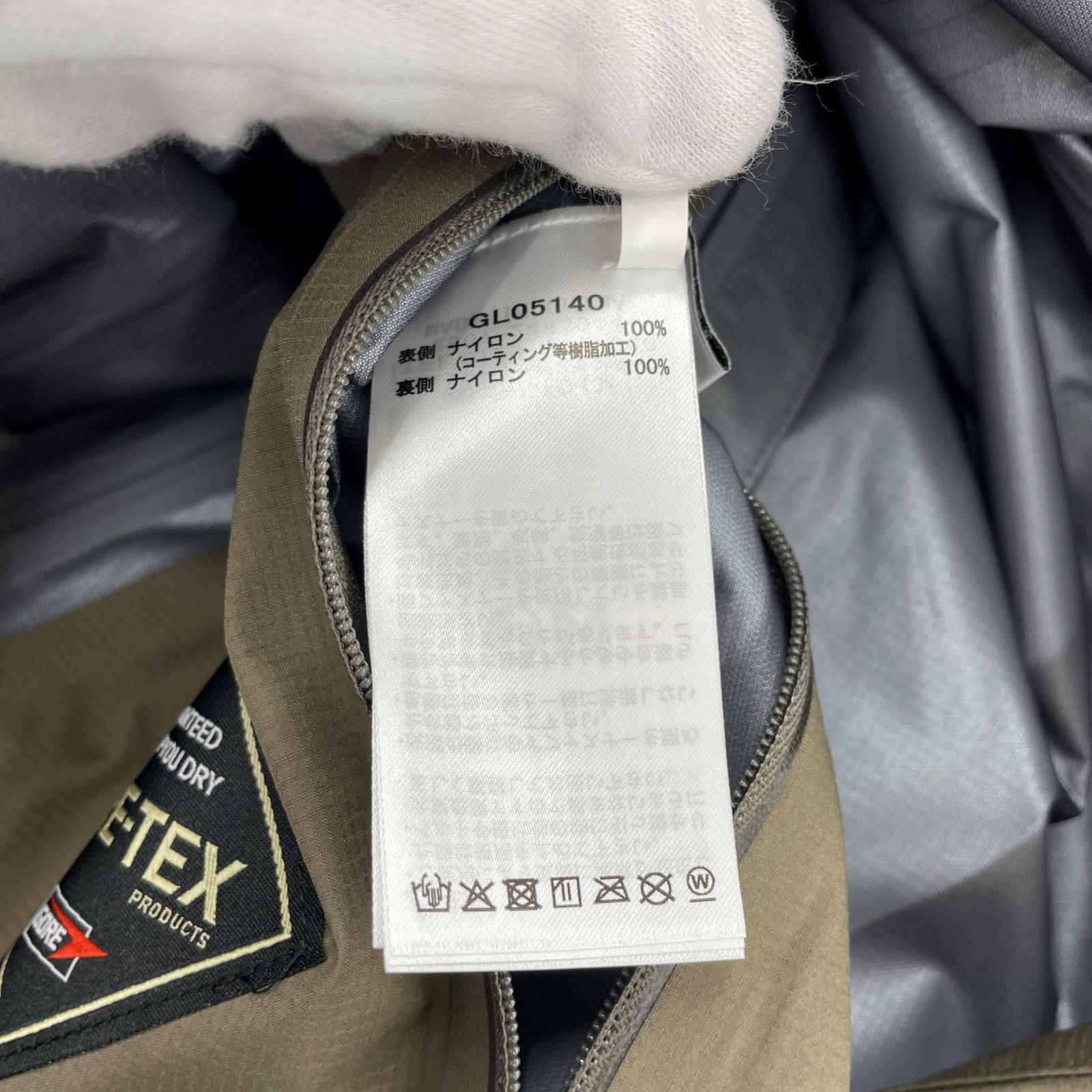 ジャケット GORE-TEX 3L JACKET GL05140 M ブラウン