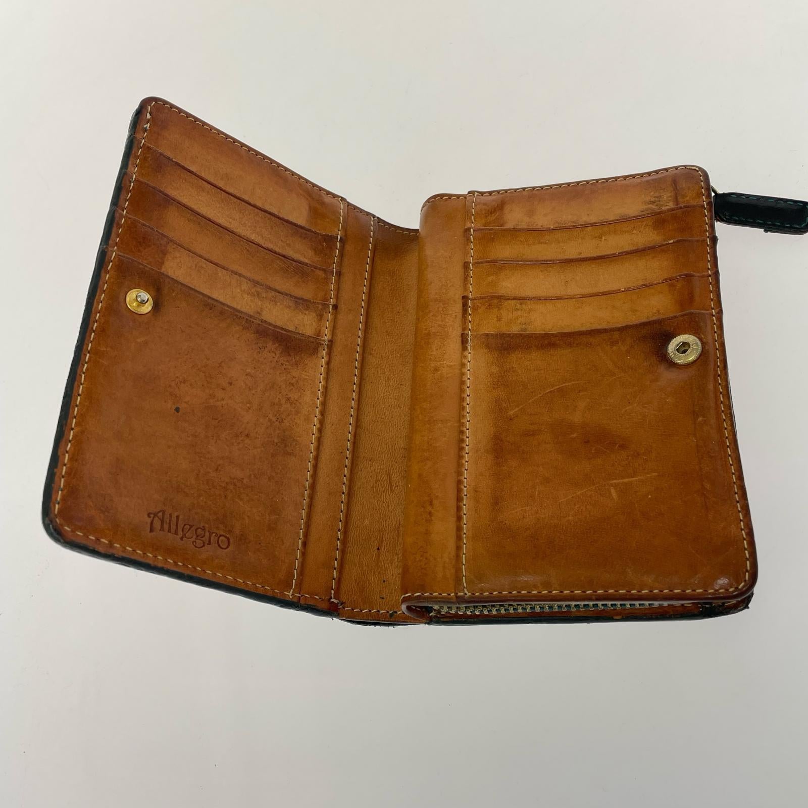コンパクトウォレット Allegro 二つ折り財布 GRN