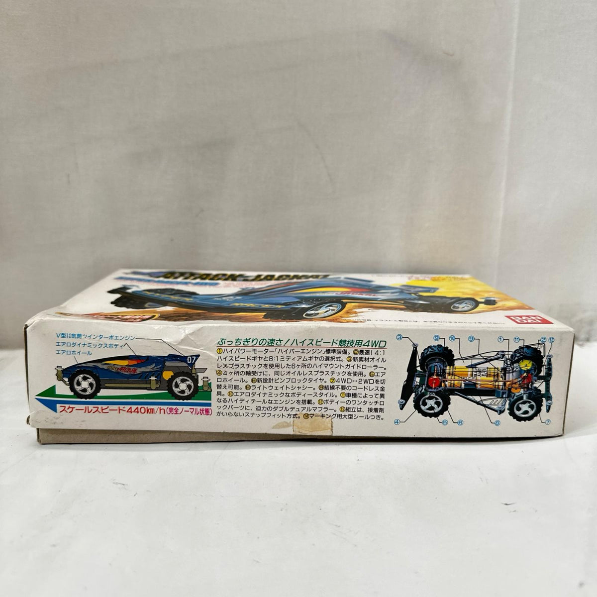 一部パーツに濡れあり BANDAI カープラモ・ミニ四駆