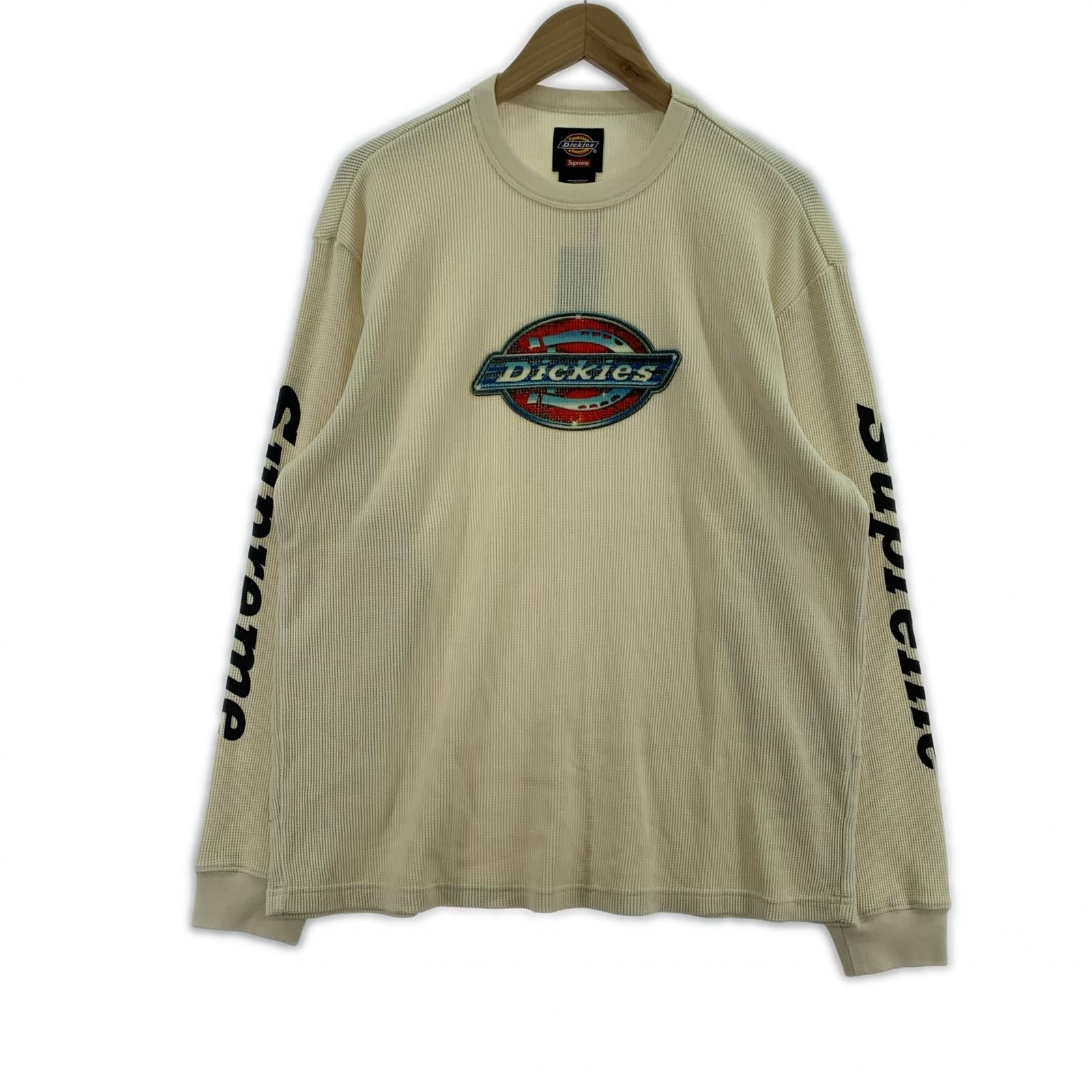 長袖Ｔシャツ Supreme×Dickies 25AW Thermal コラボ サーマルカットソー L アイボリー L