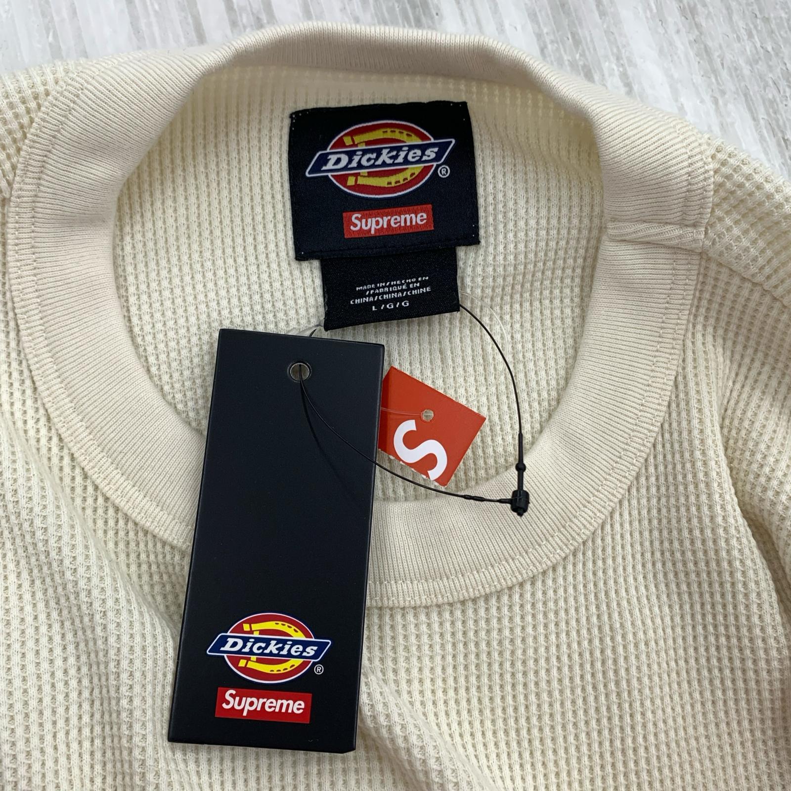 長袖Ｔシャツ Supreme×Dickies 25AW Thermal コラボ サーマルカットソー L アイボリー L