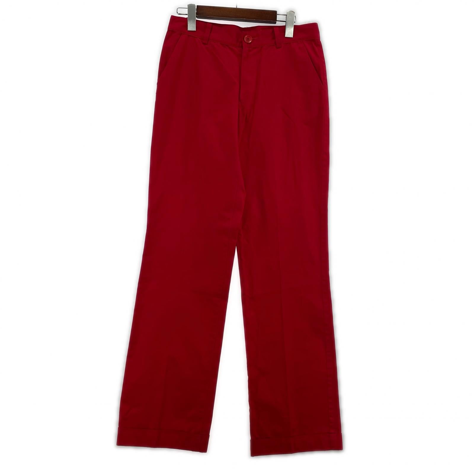 パンツ Red Label コットンパンツ　赤 2 2 レッド